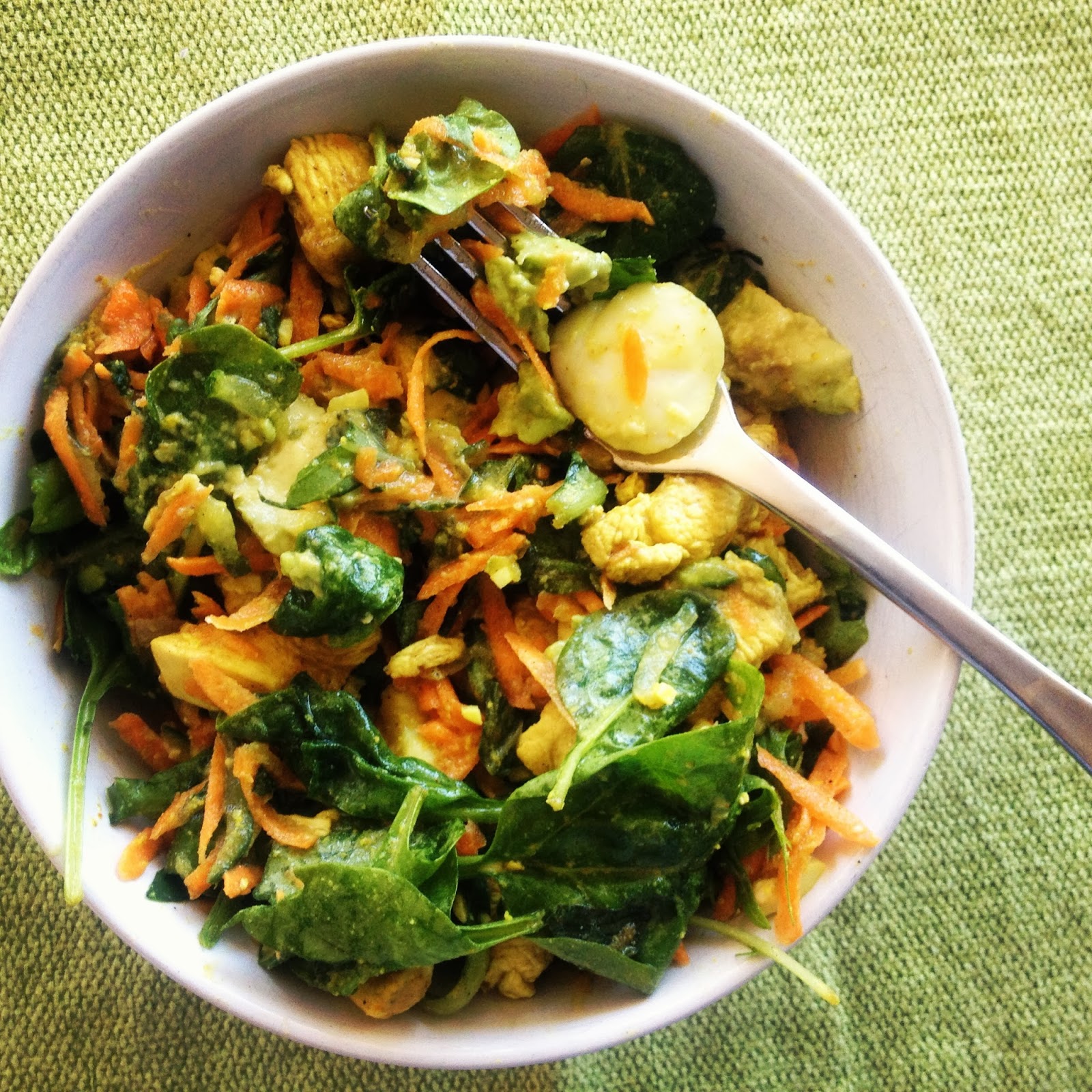 SOULFUL HEALTHY LIVING CURRY CHICKEN SALAD