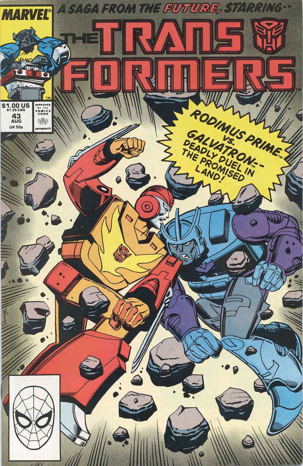 Read online The Transformers (1984) comic -  Issue #43 - 1