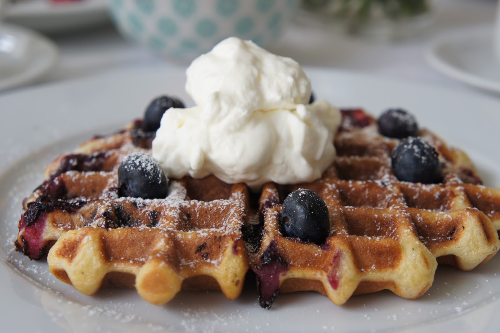 REZEPT: glutenfreie Blueberry Waffeln ♥ Ein glutenfreier Blog