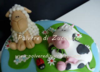 Topper per torta per animali da fattoria per il compleanno |Decorazione