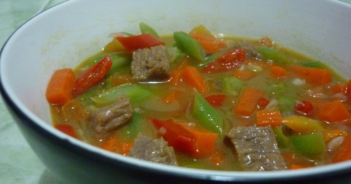 Resep Masakan Sayur Asem-Asem Buncis Daging Jawa