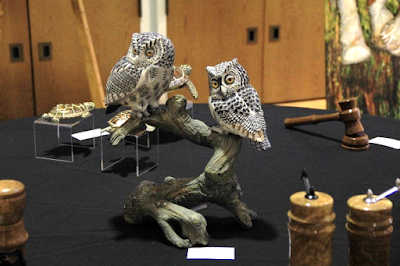 Howard Eppinger “Screech Owl” wood carving