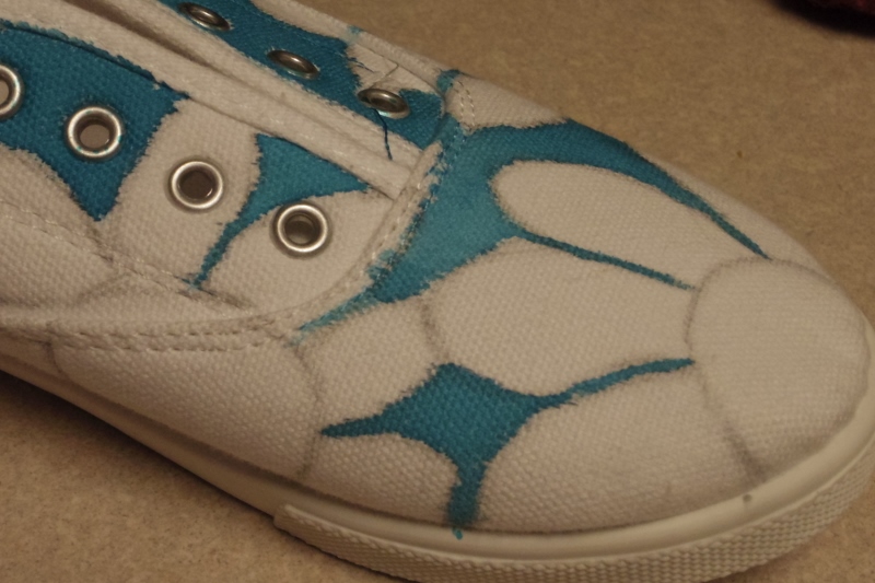 Alice's Grand Adventures: wearable art 1: the shoe painting project