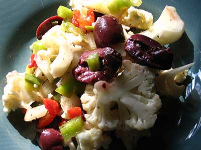 Cauliflower & Olive Salad