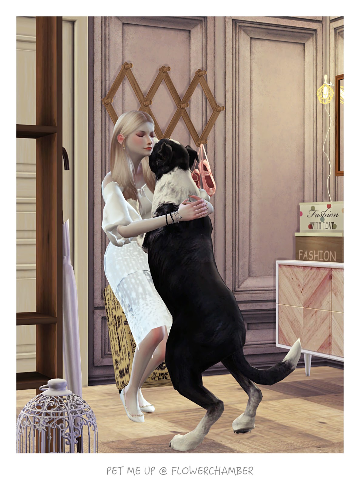 собака в красивой позе. галерея симс 4 питомцы. глюкоза певица 3д. доберман balenciaga. женщина с тремя собаками.