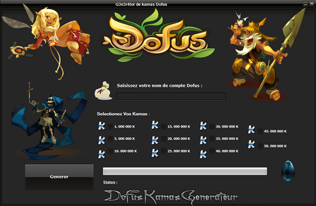 generateur de kamas