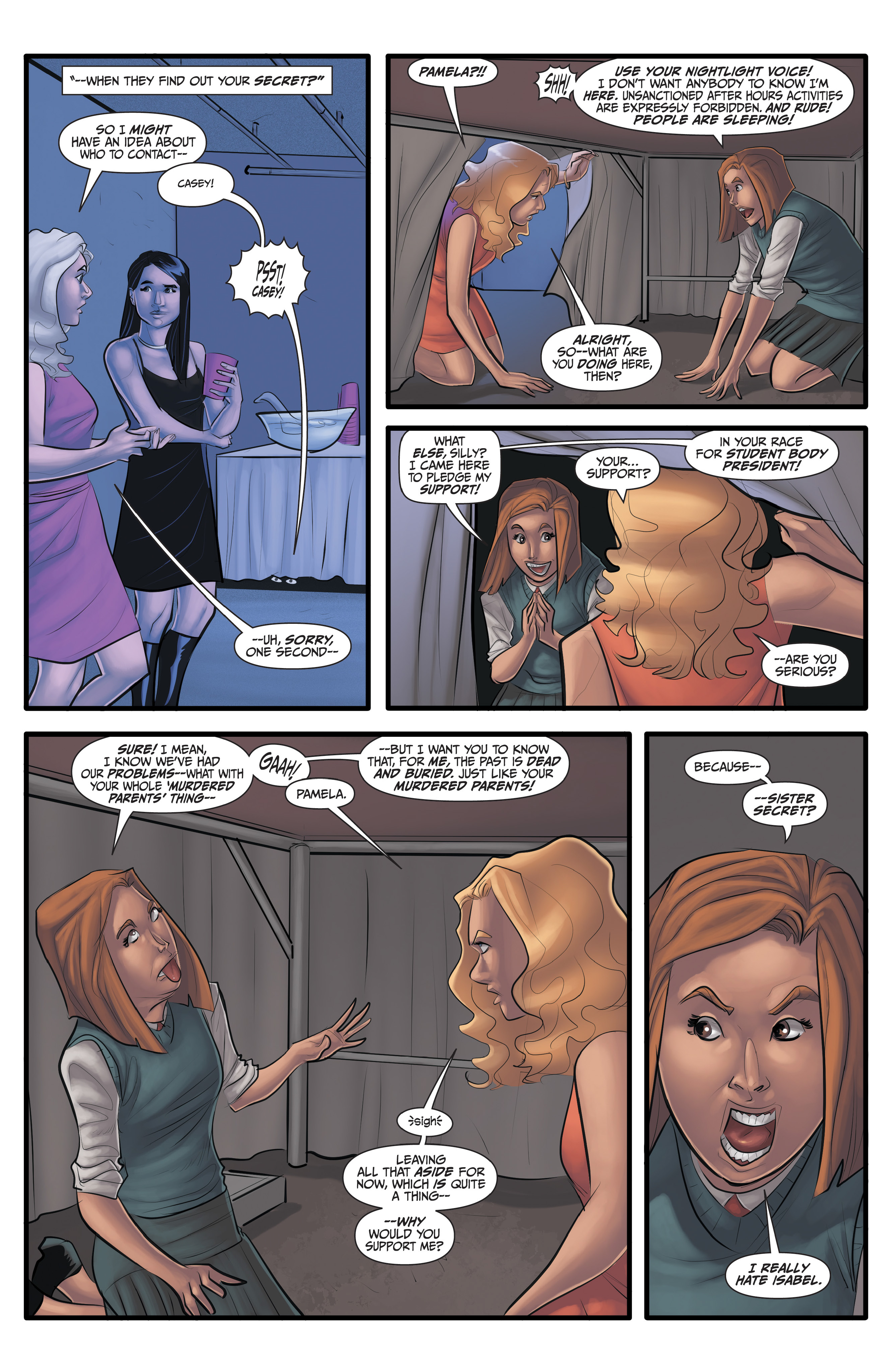 Read online Morning Glories comic -  Issue #47 - 16