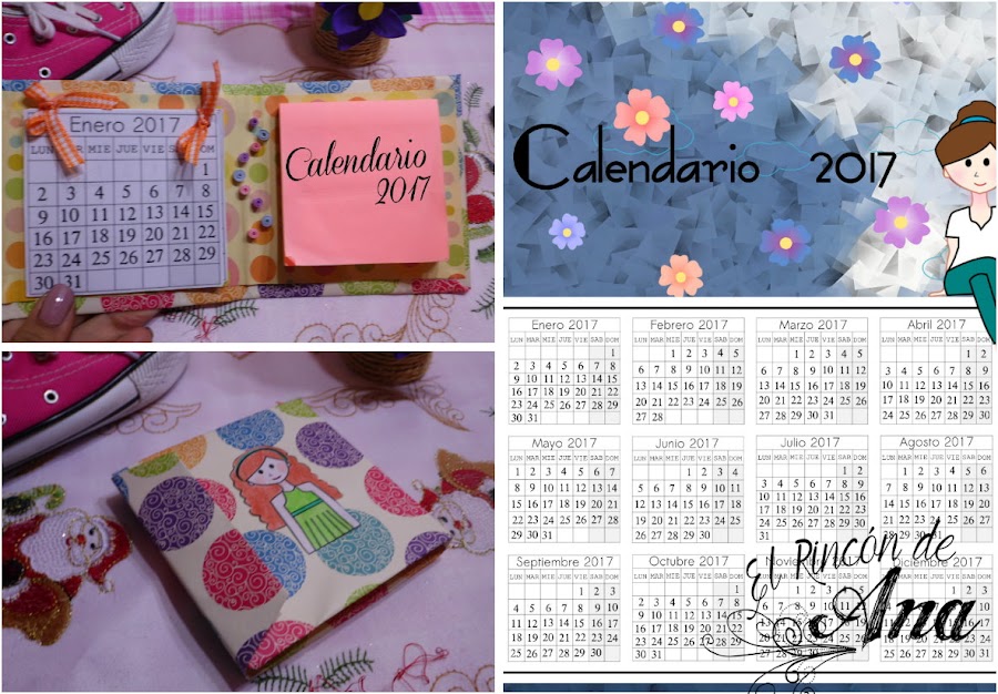 Calendario 2017 para imprimir