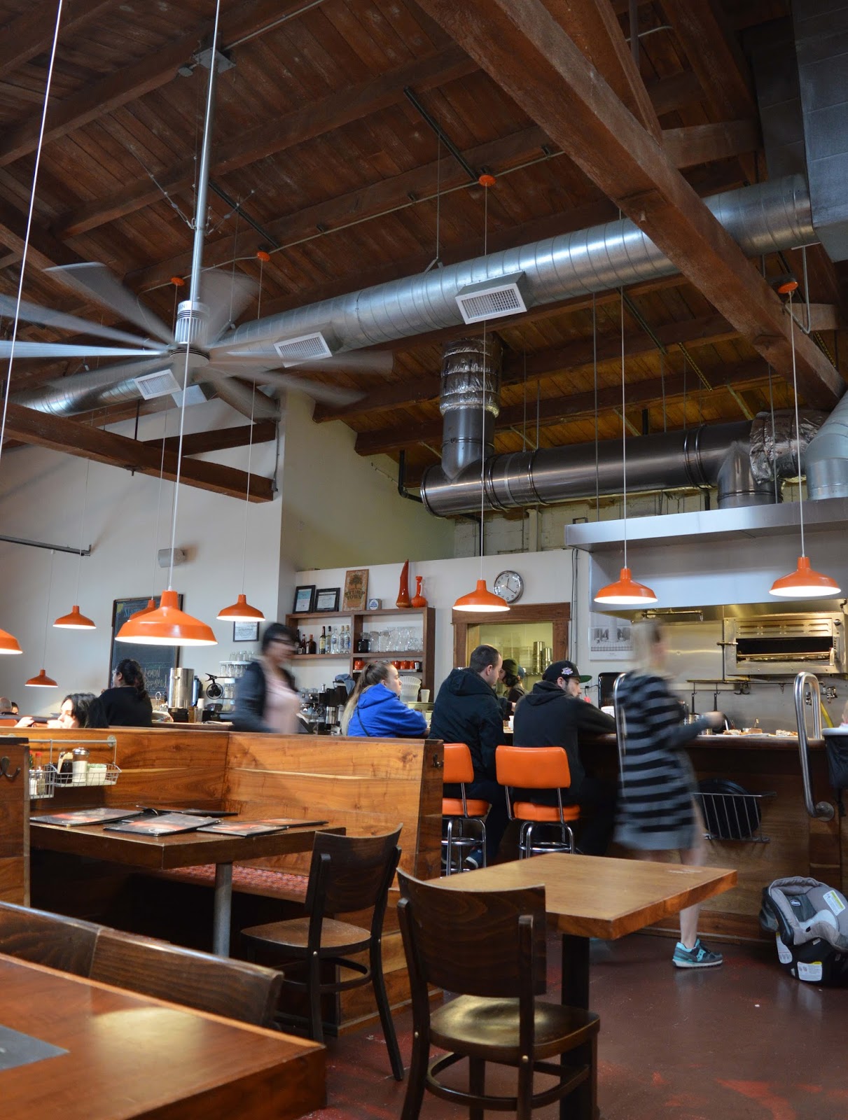 Lunch at Slappy Cakes in Portland