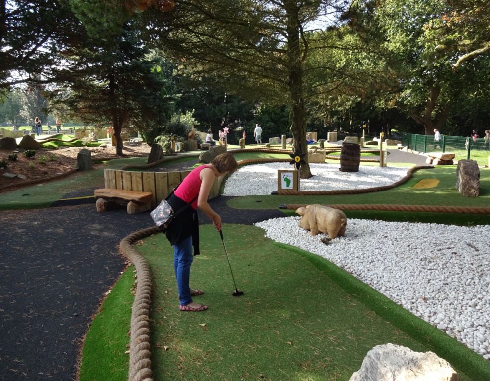 The Ham and Egger Files Adventure Golf at Walton Hall and Gardens in
