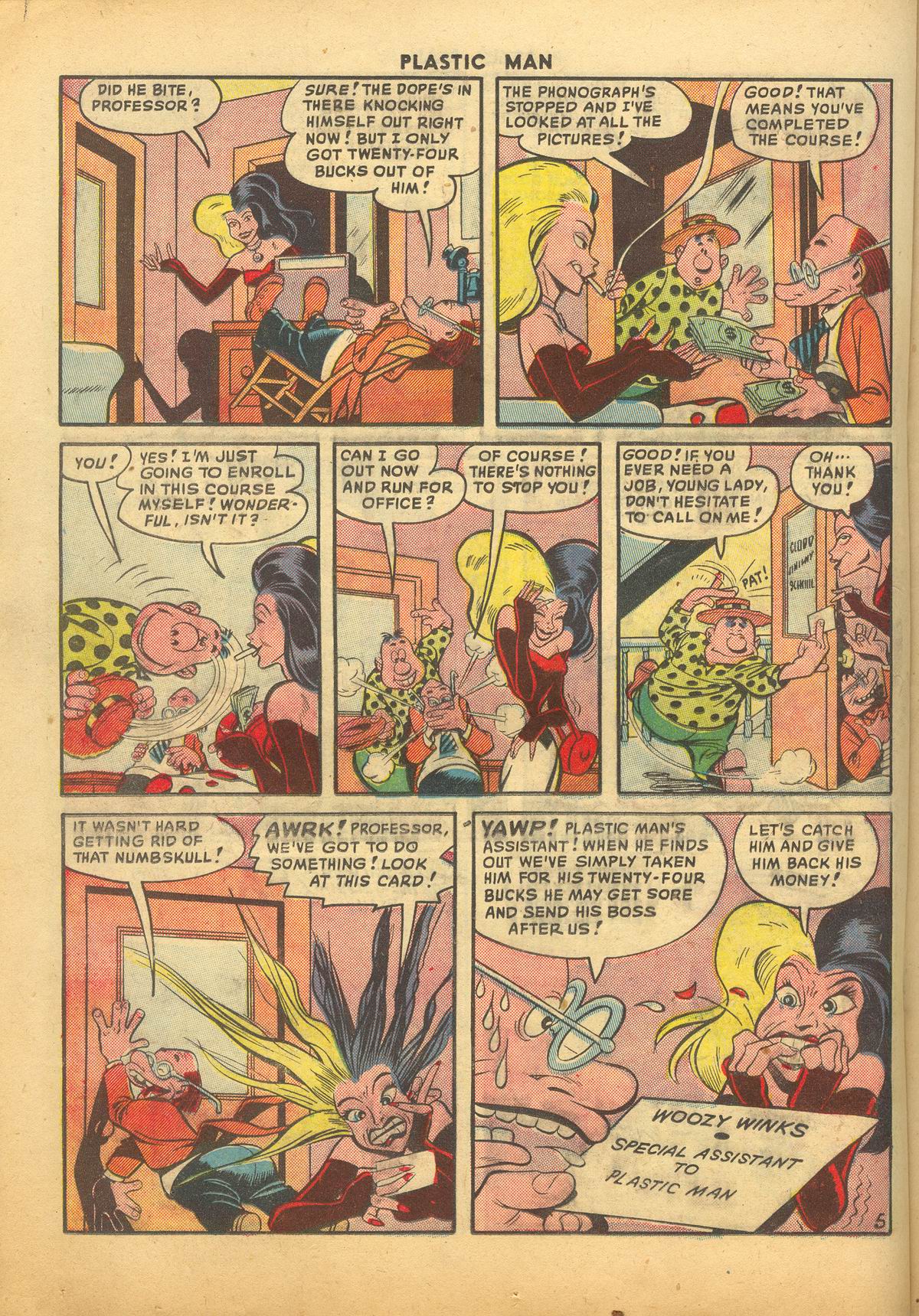 Read online Plastic Man (1943) comic -  Issue #20 - 20