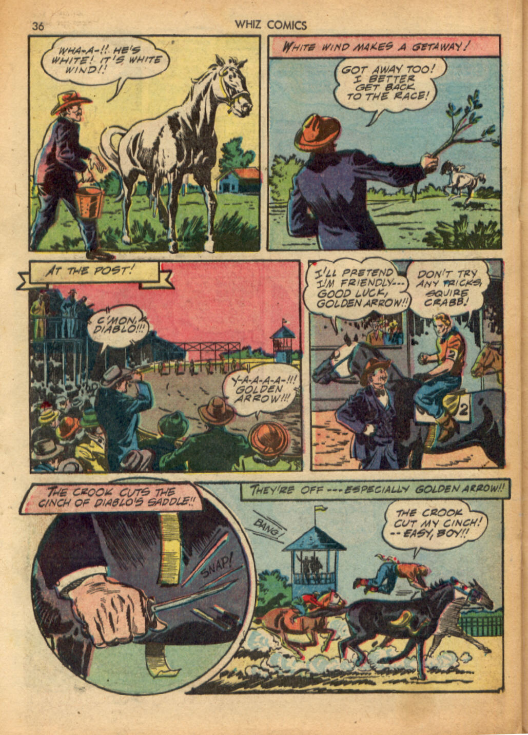 Read online WHIZ Comics comic - Issue #33 - 36