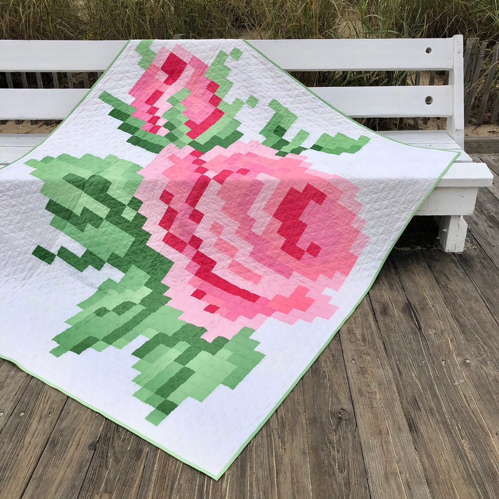 Pixelated Rose