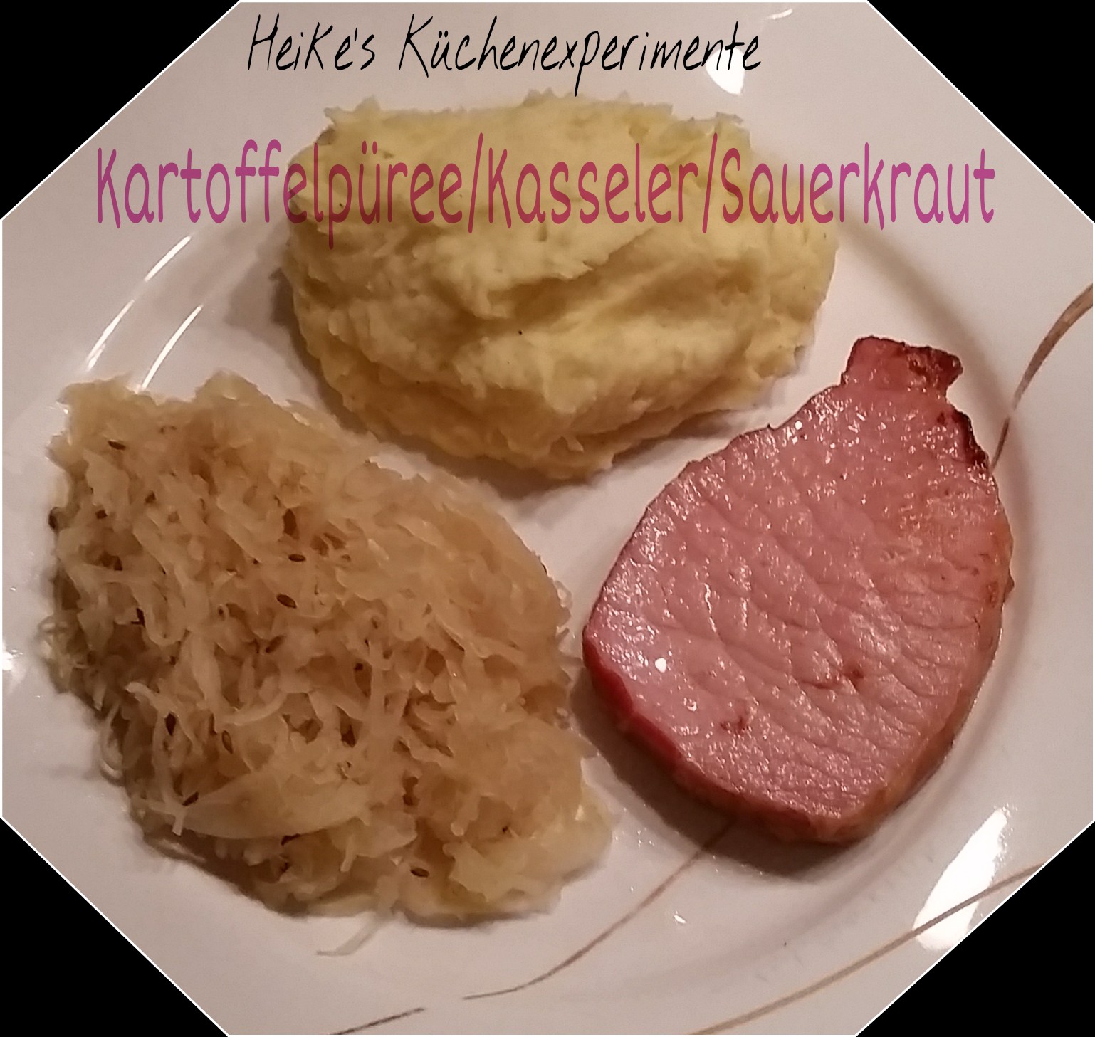 Heike&amp;#39;s Küchenexperimente ☆☆☆: Kartoffelpüree mit Kasseler-Lachs und ...