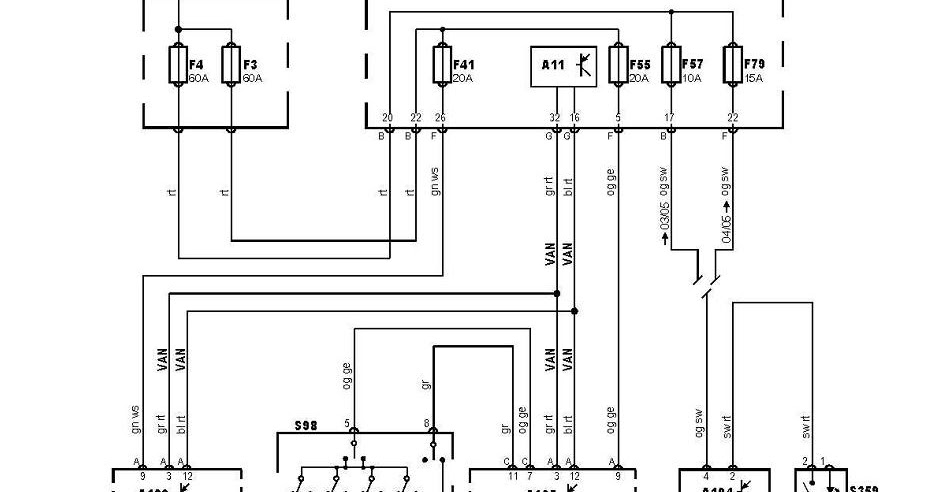 electric mirrors Ford Focus C-Max ~ Wiring Diagrams-Cars