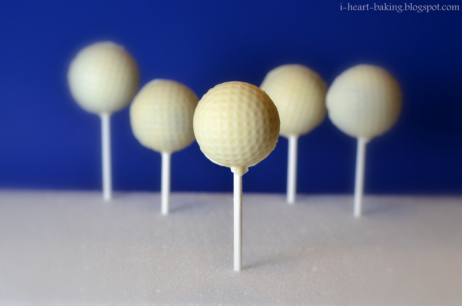 i heart baking!: golf ball cake pops