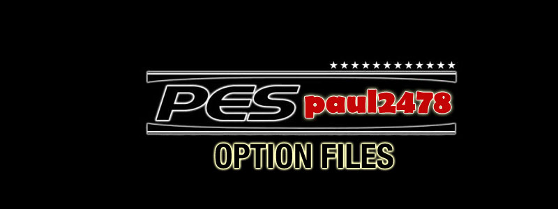 paul2478 PES Option Files