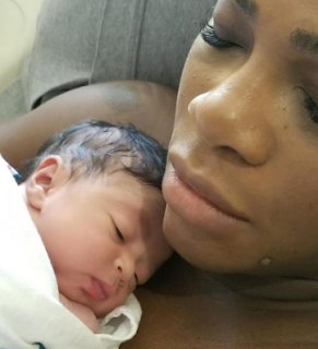 Serena Williams and Fiance Baby Girl Istagram Photo