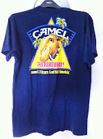 vintage camel n smokin t-shirt - made in usa