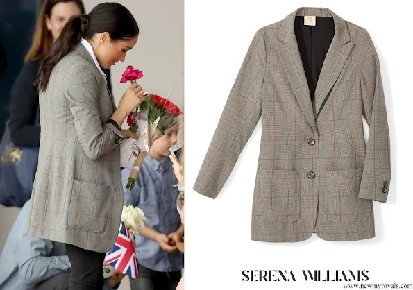 Meghan Markle wore Serena Williams Collection Boss Oversized Blazer