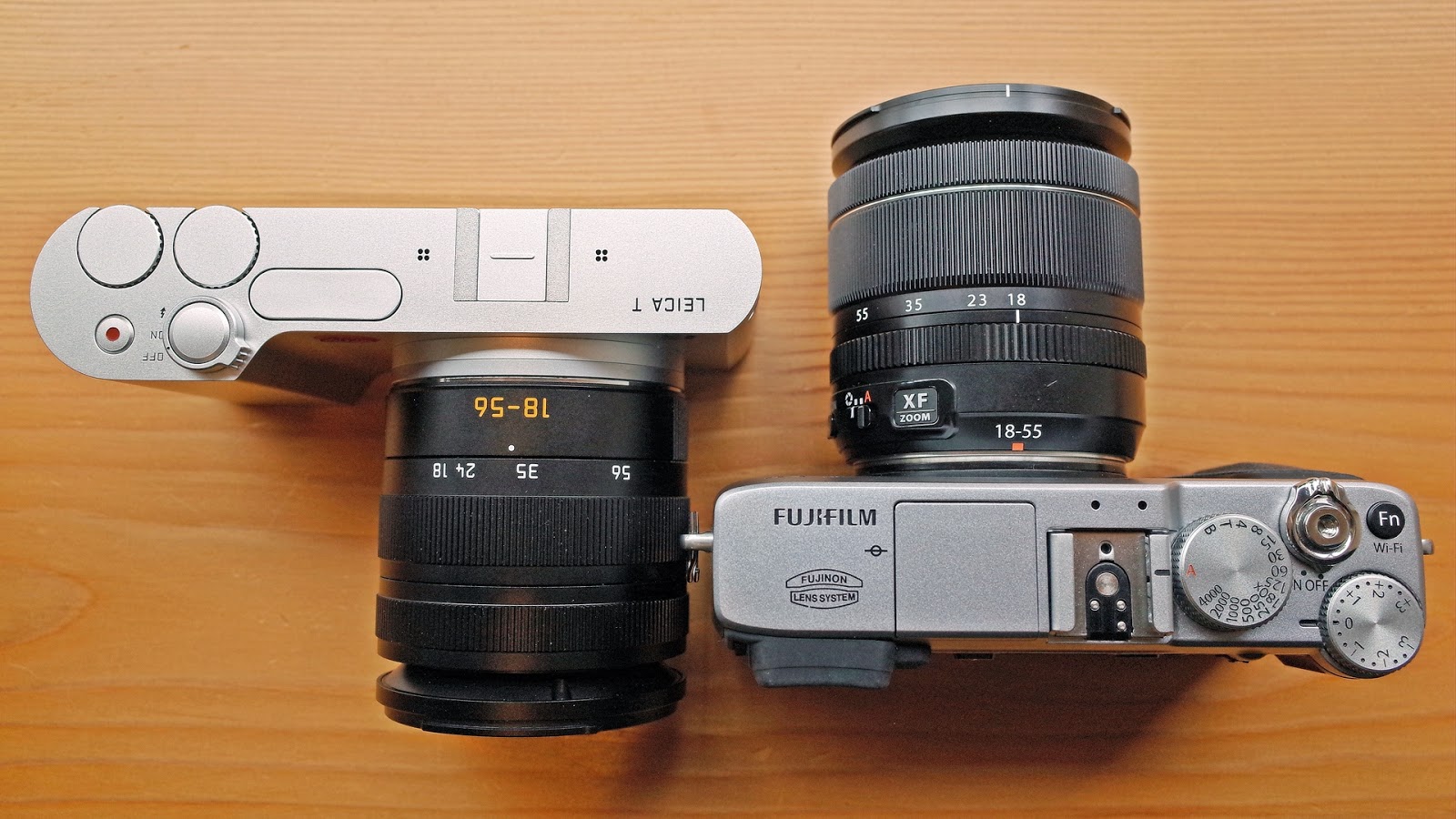 Verminderen vos idee bigheadtaco.com: Leica T versus Fujifilm X-E2: Modern Art vs Retro Cool