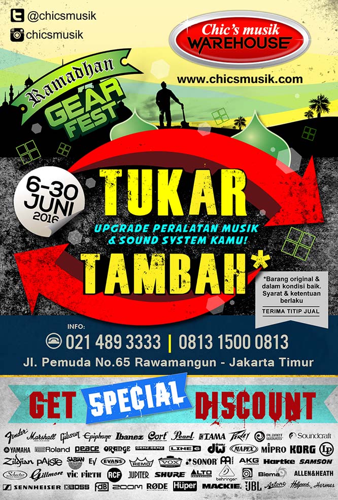 Bazaar Ramadhan Jakarta Gear Fest - Chics Musik Warehouse Ramadhan Gear Fest - Chics Musik Warehouse