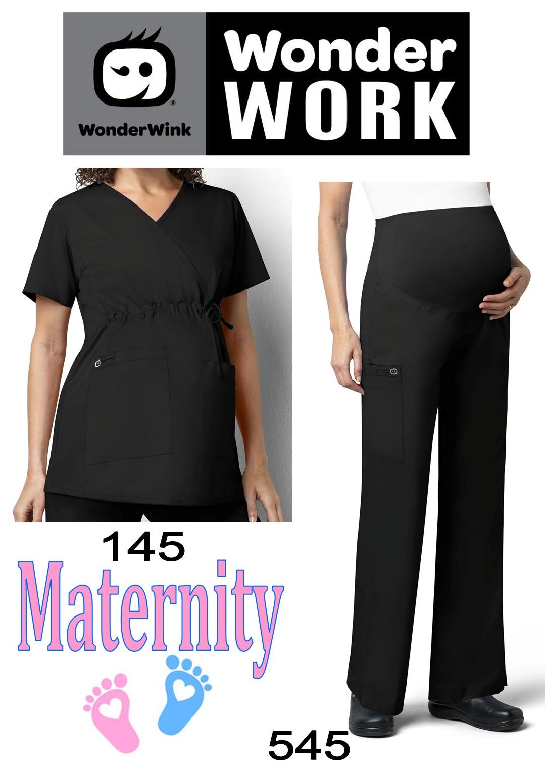 WonderWork Maternity Scrubs