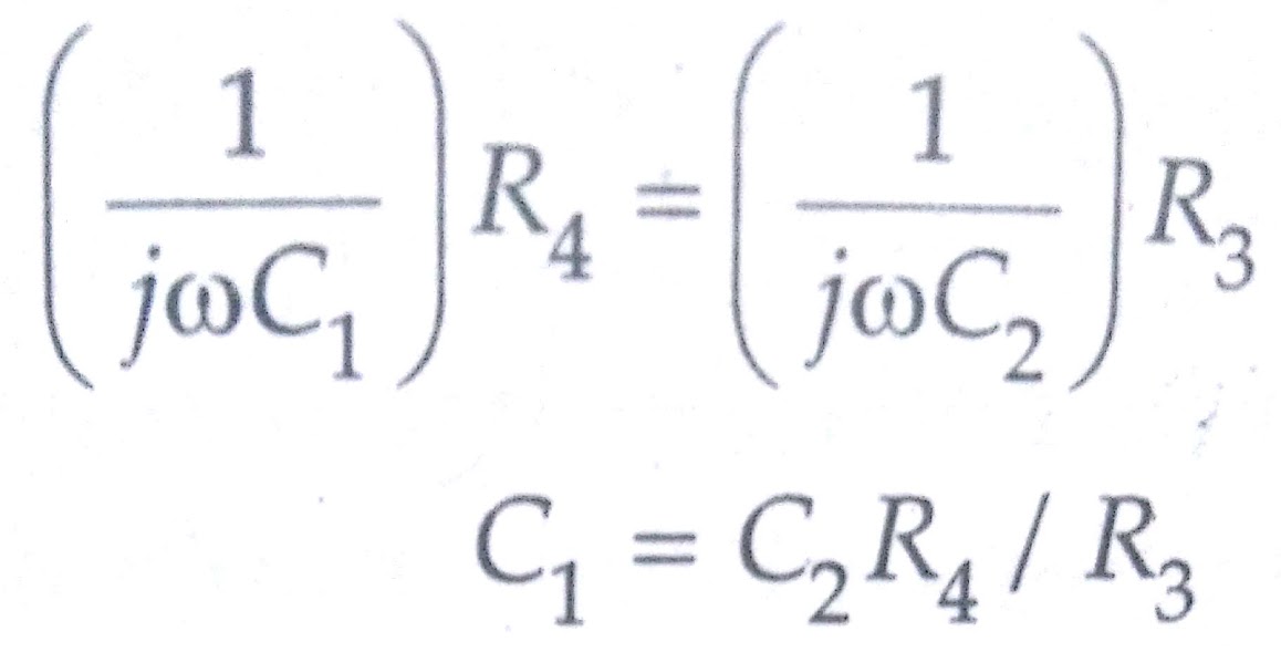 Measurement of Capacitance By De Sauty's Bridge