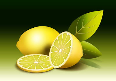 Fruit Illustration, Fresh Lemon PSD