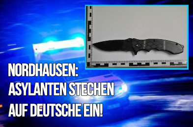 Asylparasiten greifen Deutsche mit Messern an!