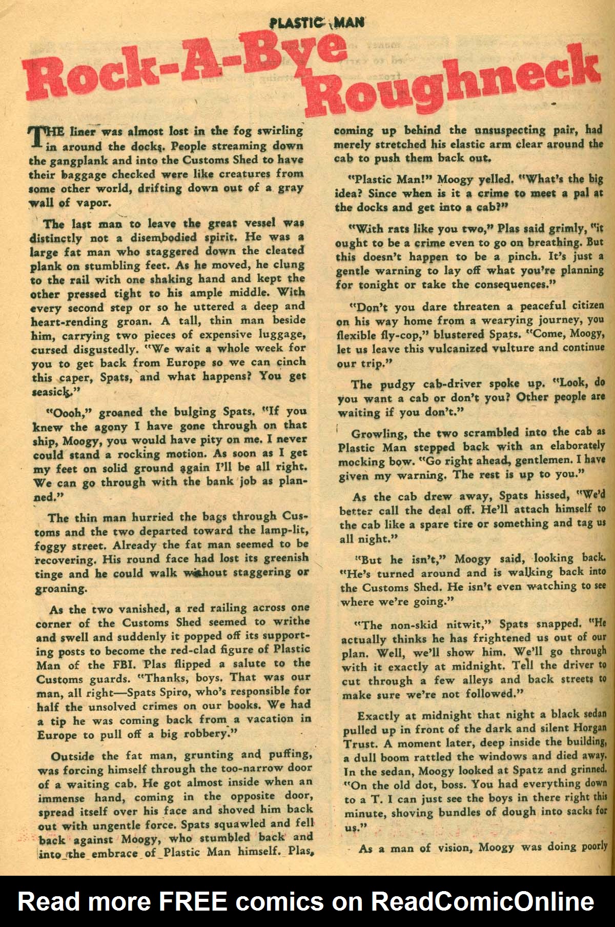 Read online Plastic Man (1943) comic -  Issue #27 - 40