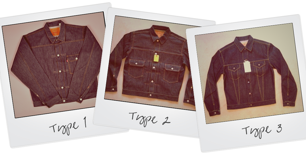 denim jacket type 1 2 3