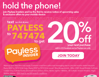 free Payless Shoes coupons for december 2016