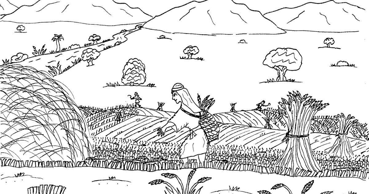 Robin's Great Coloring Pages: The Story of Ruth