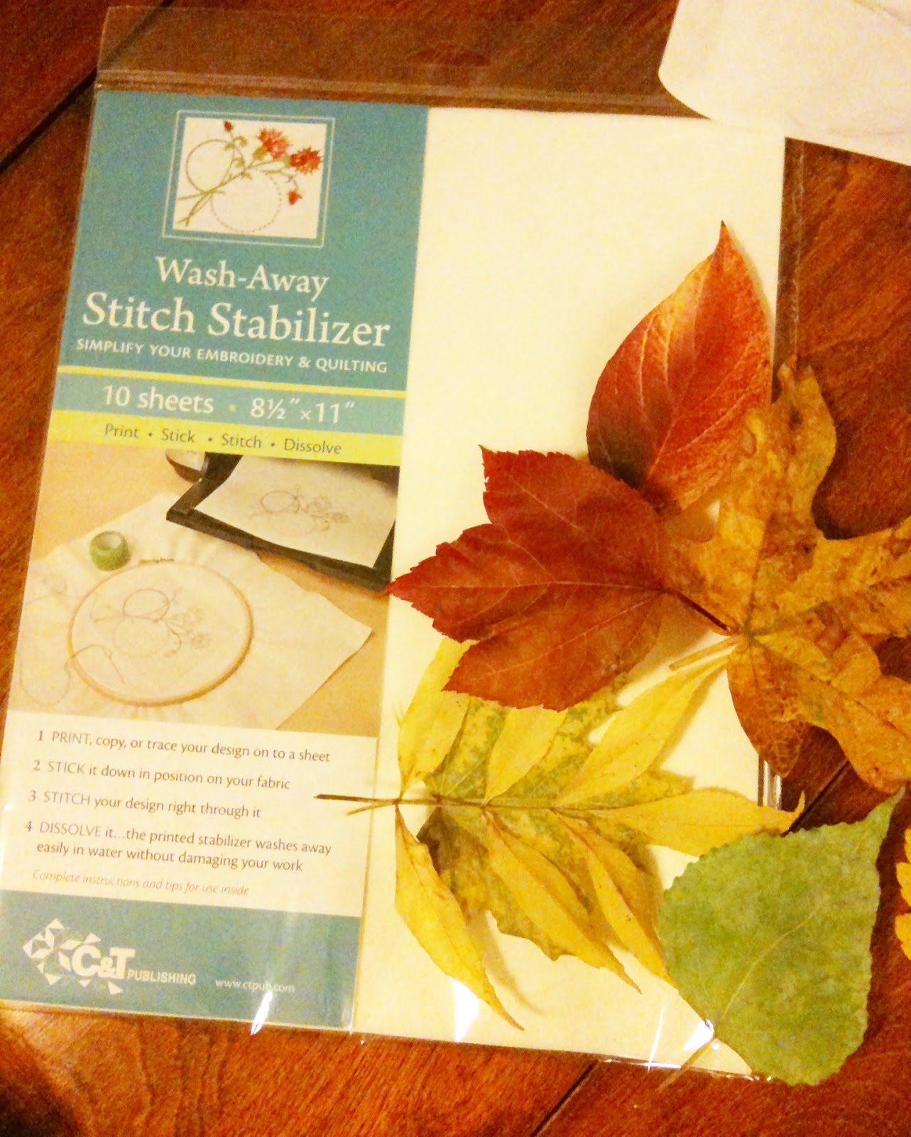Wash-Away Stitch Stabilizer 