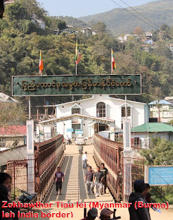 zokhawthar mizoram border myanmar