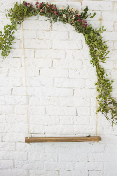 Estantería columpio diy