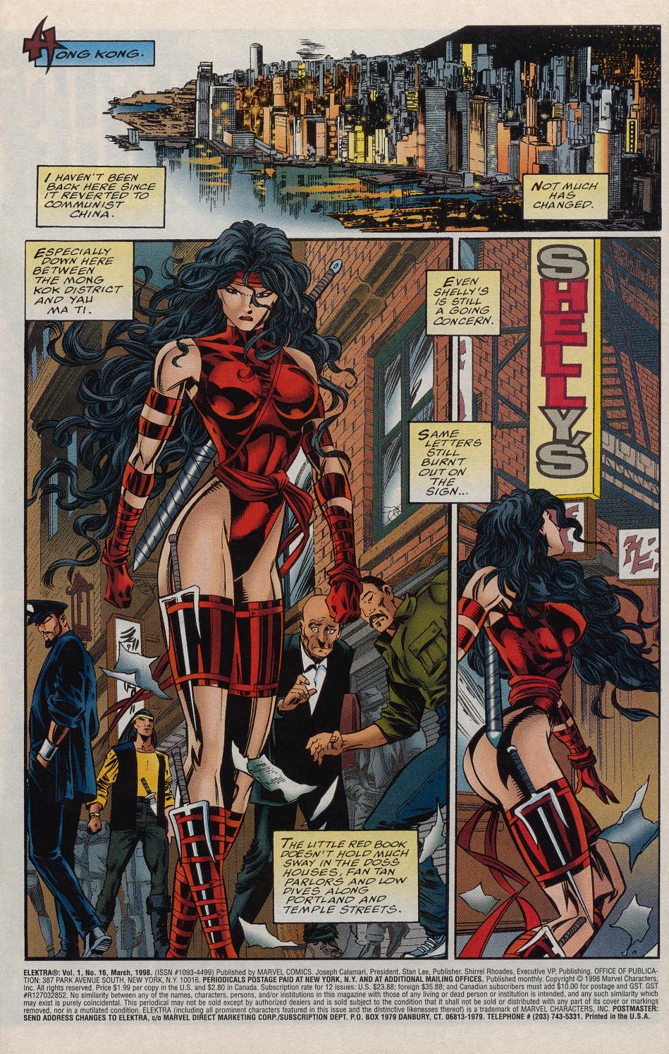 Read online Elektra (1996) comic -  Issue #16 - And Ne'er the Twain Shall Meet - 2