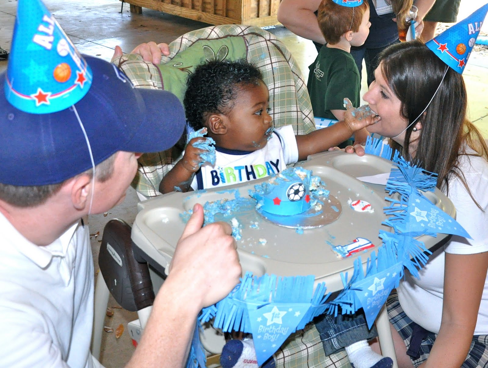 The Fulmer's Story Easton's 1st Birthday Party!