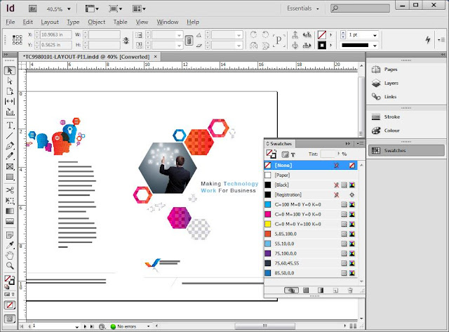 Adobe InDesign CS6 Screenshot