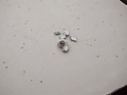Sand to protect against bullets