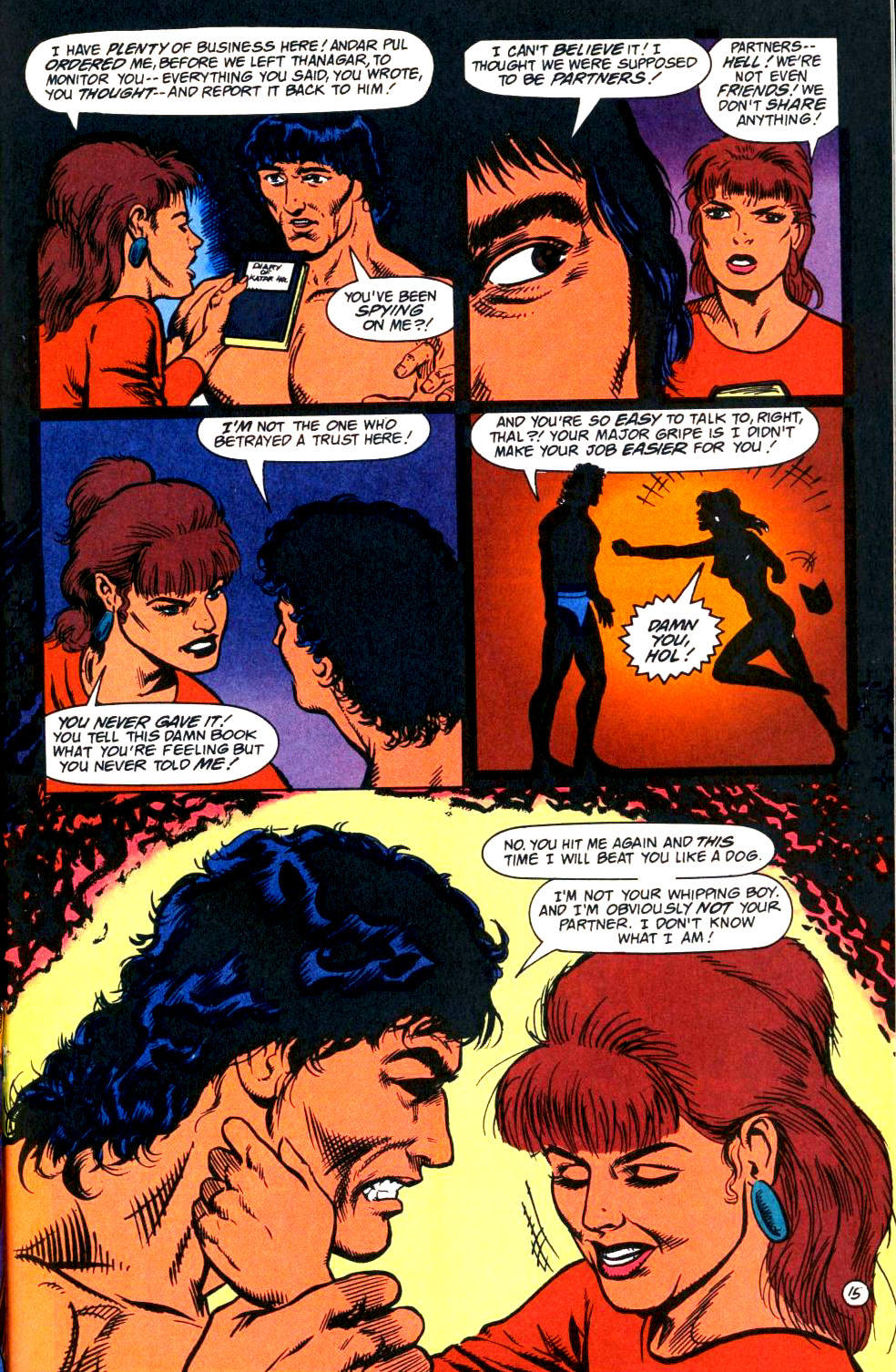Read online Hawkworld (1990) comic -  Issue #7 - 16