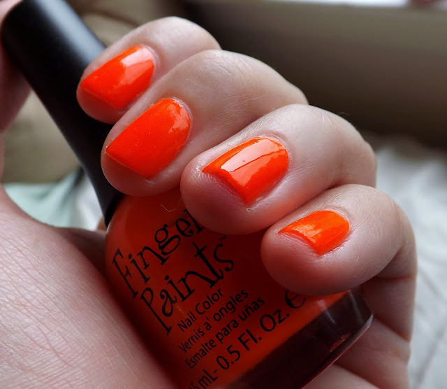 NaeSays Finger Paints Iconic Orange Review & Swatches