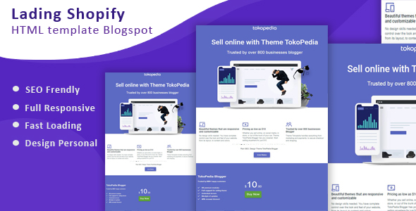 Shopify - Free Landing Page Blogger