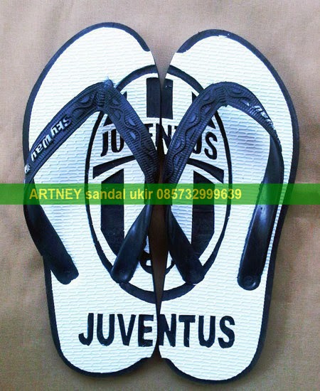  Sandal  Terbaru Sandal Ukir Juventus  sandal  ukir 