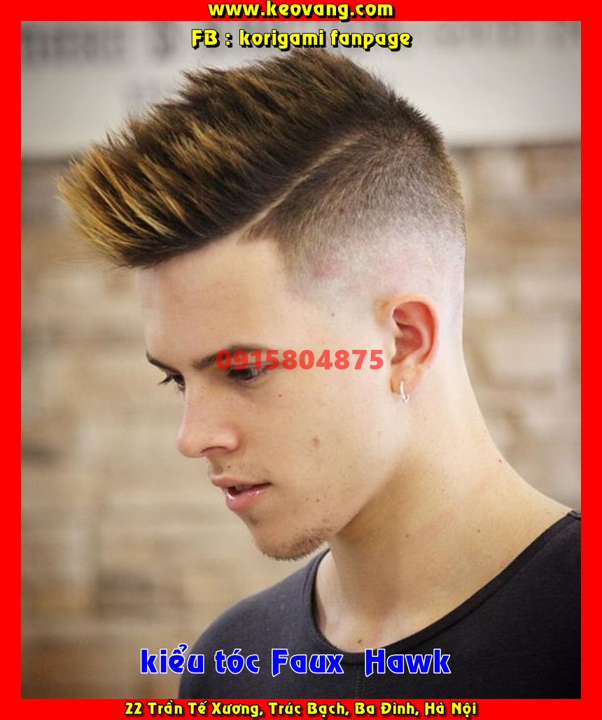 FAUX HAWK KIỂU TÓC VUỐT DỰNG DIỀU HÂU ĐẸP DÀNH CHO ...