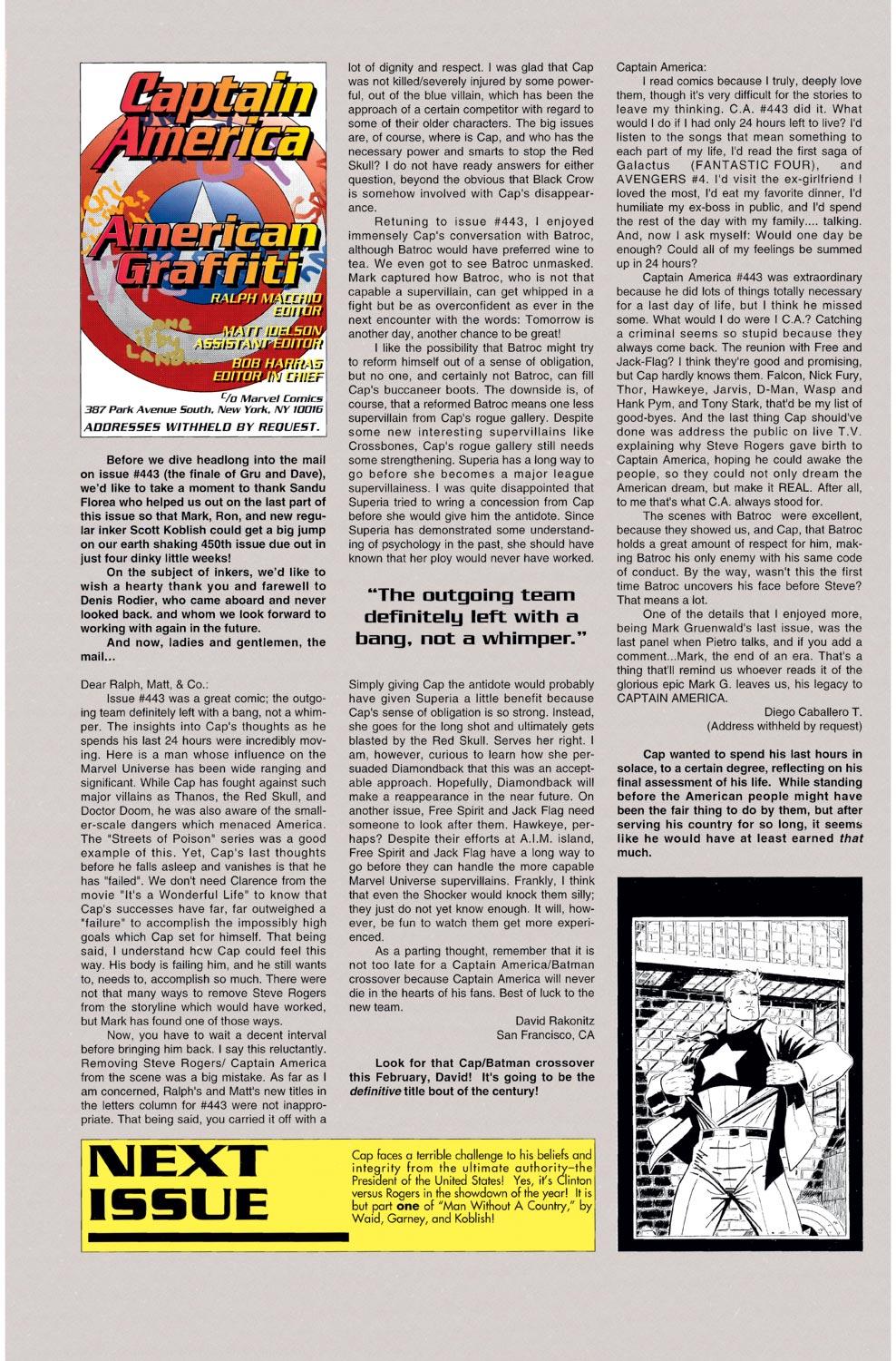 Captain America (1968) Issue #449 #403 - English 22