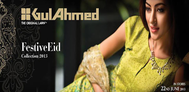Gul Ahmed Eid Festive Collection 2013-14