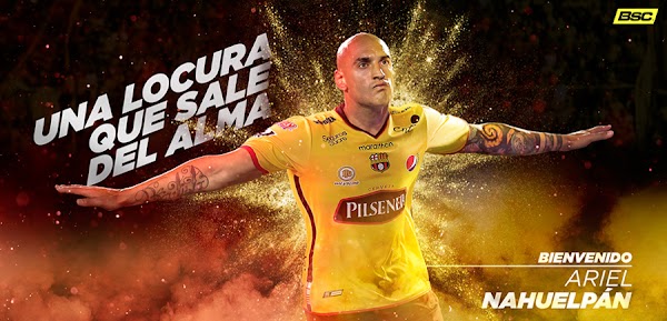 Oficial: Barcelona SC, firma Nahuelpán