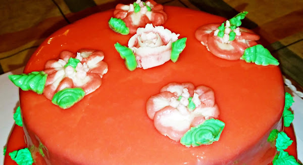 PASTEL DE 80 CUMPLEAÑOS {CON COBERTURA ESPEJO Y BIZCOCHO DE CHOCOLATE Y REMOLACHA}